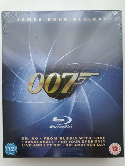 James Bond Collection 007 Blu-ray (2008) Sean Connery 6 films BOX SET NEW SEALED