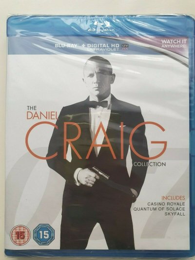 The Daniel Craig Collection Casino Royale/Quantum Of Solace/Skyfall Blu-ray 2015