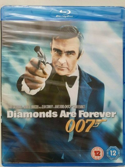 Diamonds Are Forever 007 Blu-ray 1971 Bernard Lee, Lois Maxwell 2013 NEW SEALED