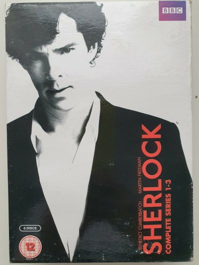 Sherlock - Complete Series 1 - 3 DVD 2014 6 discs English BOX SET GOOD CONDITION