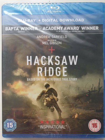 Hacksaw Ridge Blu-ray + Digital Download 2017 