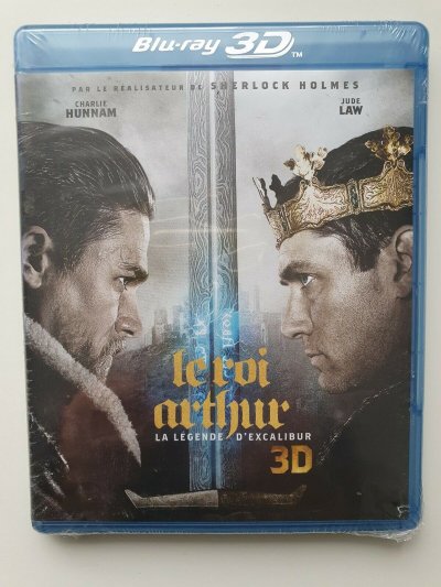 Le Roi Arthur Blu Ray 3D par le realisateur de Sherlock Holmes French NEW SEALED