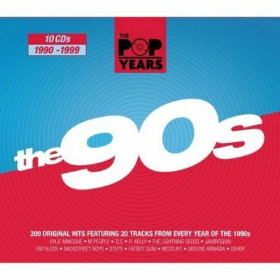 Various - Pop Years-the 90s 10xCD 200 Orginal Hits From every year of 1990s NEU