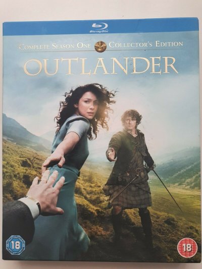 Outlander: Complete Season One Blu-ray 2015 BOX SET GOOD, DISC & BOOK VERY GOOD