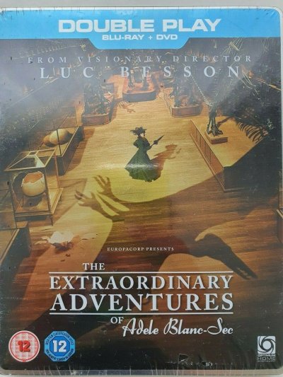 The Extraordinary Adventures of Adele Blanc-Sec DVD 2011 STEELBOOK NEW SEALED