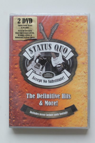 Status Quo – Accept No Substitute The Definitive Hits 2x DVD Compilation UK 2014