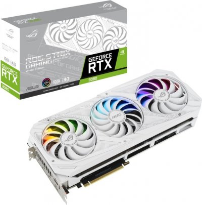 Asus RTX 3080 10GB ROG Strix White Edition GDDR6X 