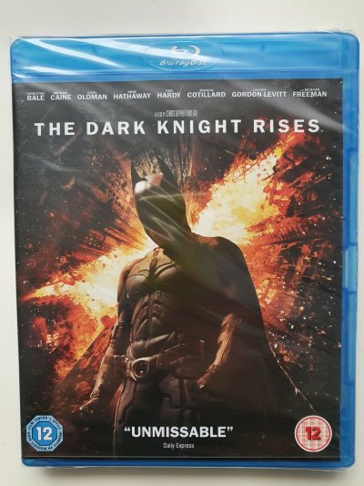The Dark Knight Rises Blu-ray (2012) Ch. Bale, Nolan cert 12 English NEW SEALED