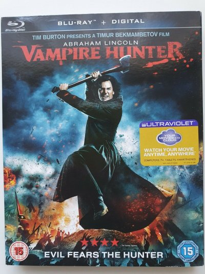 Abraham Lincoln - Vampire Hunter Blu-ray + Digital English 2012 NEW SEALED