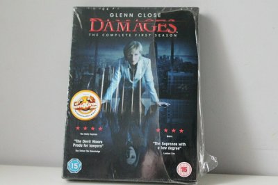 Damages - The Complete First Season  DVD 3-Disc Set 2008 BOX SET NEW SEALED