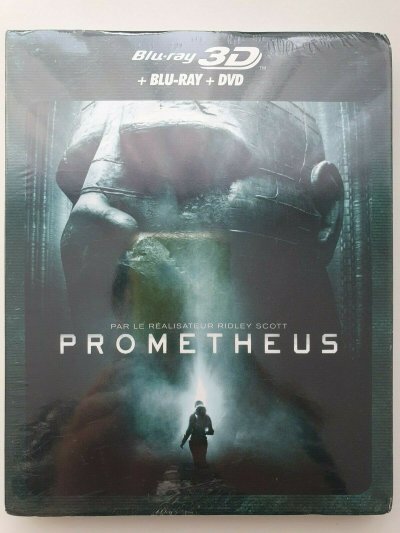 Prometheus - Combo Blu-ray 3D + Blu-ray + DVD 2012 COFFRET NEUF SOUS BLISTER