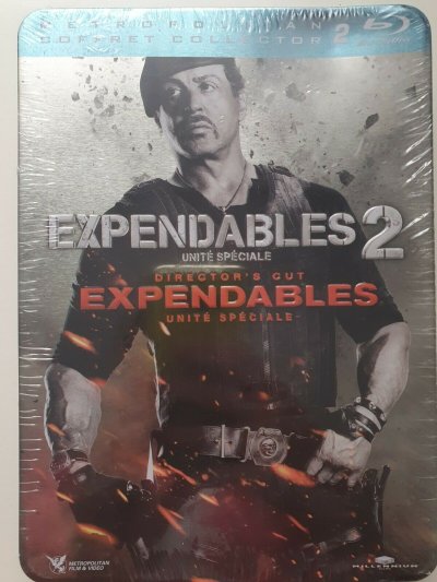 Expendables 2 Blu-ray unité special + director’s cut STEELBOOK NEUF SOUS BLISTER