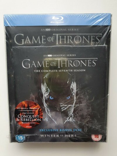 Game of Thrones BLU-RAY Season 7 Exclusive Bonus Disc Conquest & Rebellion NEW