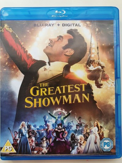The Greatest Showman Blu-ray + Digital 2018 H. Jackman Gracey cert PG VERY GOOD
