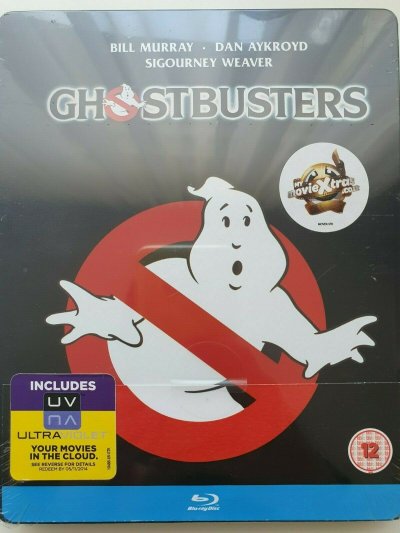 Ghostbusters (Original 1984) Blu-Ray + UV 2012  STEELBOOK NEW SEALED