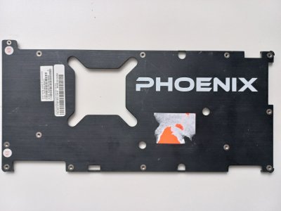 Backplate Gainward GTX 1070 8GB Phoenix