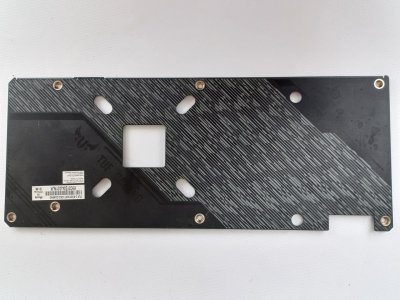 Backplate Asus TUF Gaming RX 5700 XT X3 OC Version