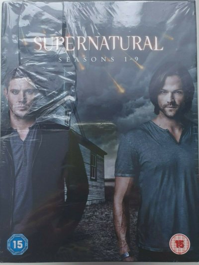 Supernatural Series 1-9 Season 1-9 1.2.3.4.5.6.7.8.9 DVD 2015 BOX SET NEW SEALED