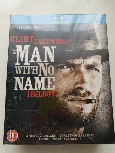 The Man With No Name Trilogy Blu-ray 2014 Clint Eastwood BOX SET NEW SEALED