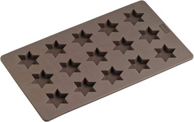 Lurch FlexiForm 65020 foremka do ciasteczek z formami gwiazdkowymi, 17 x 30 cm, brązowa