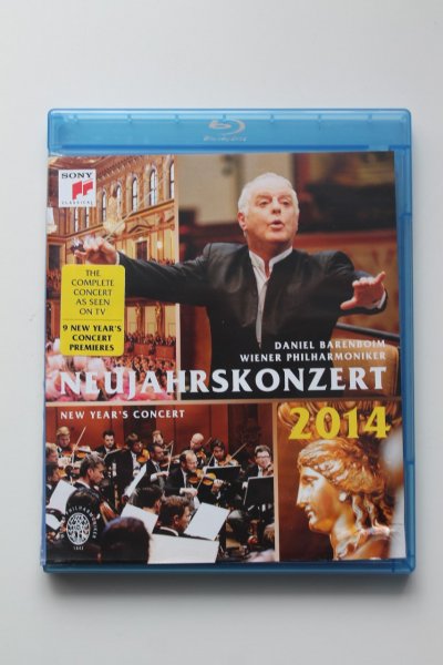 Daniel Barenboim Wiener Philharmoniker – Neujahrskonzert New Years Concert Blu-ray AUSTRIA 2014