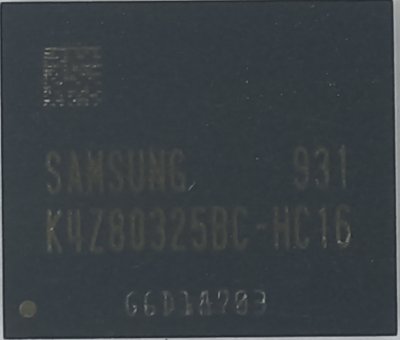 Pamięć Samsung GDDR6 BGA K4Z80325BC-HC16