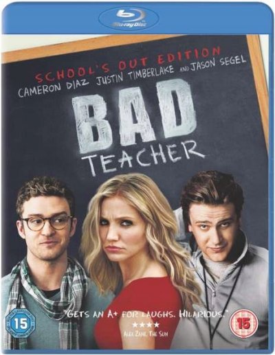 Bad Teacher Blu-ray 2011 Comed Movie with Cameron Diaz + Justin Timberlake