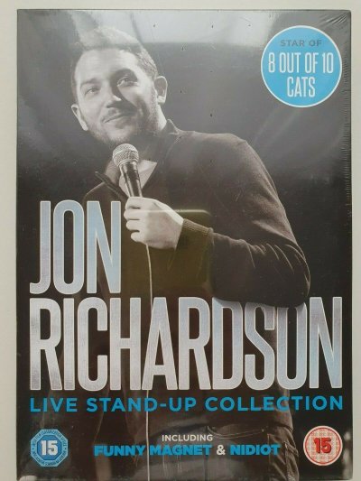 Jon Richardson: Live Stand-up Collection - Funny Magnet & Nidiot DVD NEW SEALED