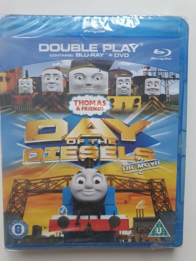 THOMAS & FRIENDS DAY OF THE DIESELS THE MOVIE [BLU-RAY + DVD] ENGLISH NEW SEALED