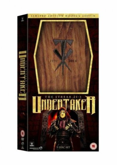 WWE Undertaker: The Streak 21-1 WrestleMania 5xDVD Limited Coffin Box Set NEU