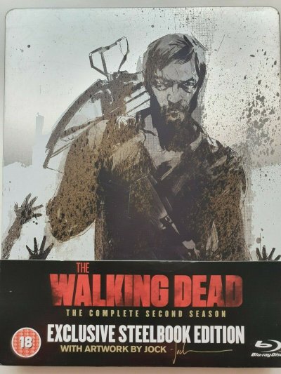 The Walking Dead: Season 2 Limited Ed. Blu - ray 2013 STEELBOOK GOOD CONDITION