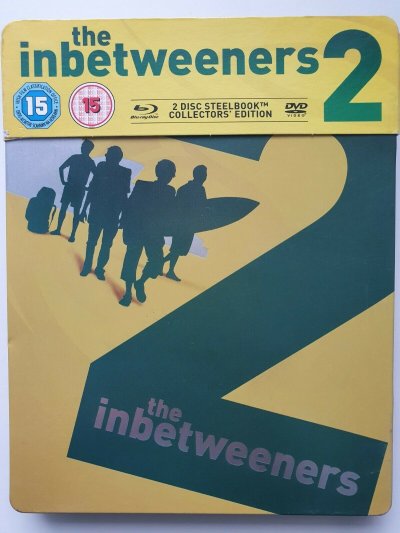The Inbetweeners Movie 2 Blu-Ray 2014 Simon Bird, Beesley STEELBOOK LIKE NEW 