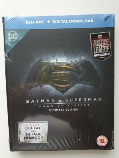 Batman v Superman: Dawn of Justice Blu-ray Filmbook 2017 B. Afflec NEW SEALED