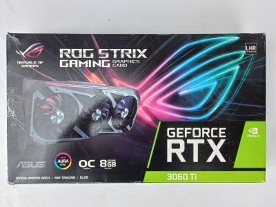 Opakowanie ASUS RTX 3060 TI V2 OC 8GB