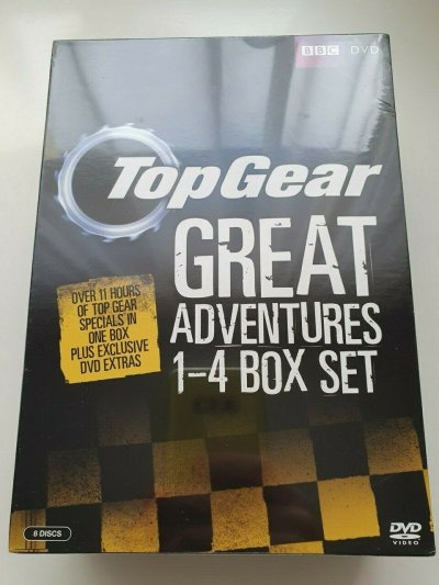Top Gear - The Great Adventures 1-4 DVD 2011 8-Disc Set EnglisBOX SET NEW SEALED