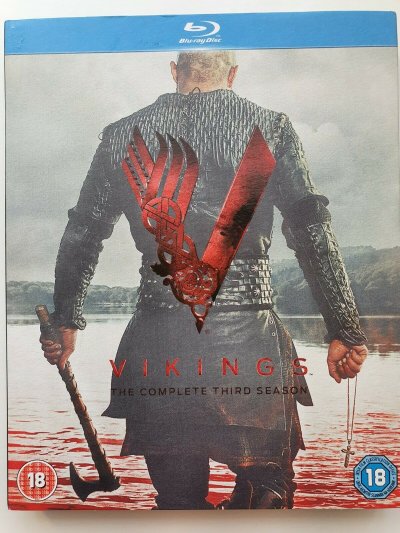 Vikings: The Complete Season 3 Blu - ray 2015 DVD J. Hall, T. Murphy EN LIKE NEW
