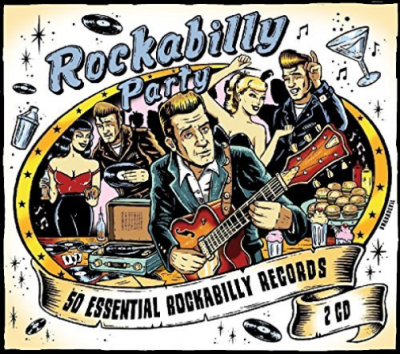 Various ‎– Rockabilly Party (Eddie Cochran, Buddy Holly) 2xCD 2016 LIKE NEU
