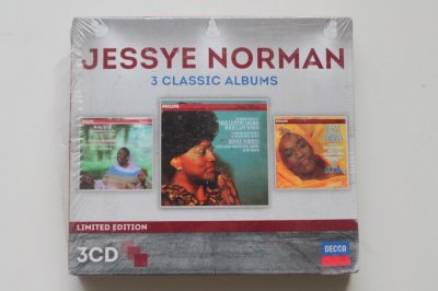 Jessye Norman – 3 Classic Albums 3x CD Compilation Europe 2014