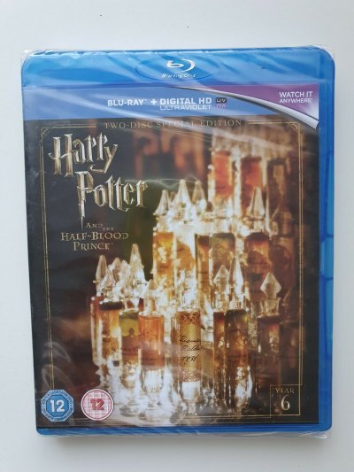 Harry Potter and the Half - Blood Prince Blu - ray 2016 D. Radcliffe NEW SEALED