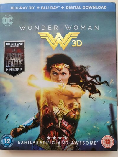 Wonder Woman Blu-Ray 3D + 2D Digital UV 2017 EN FR ESP THAI NEW SEALED SLIPCOVER