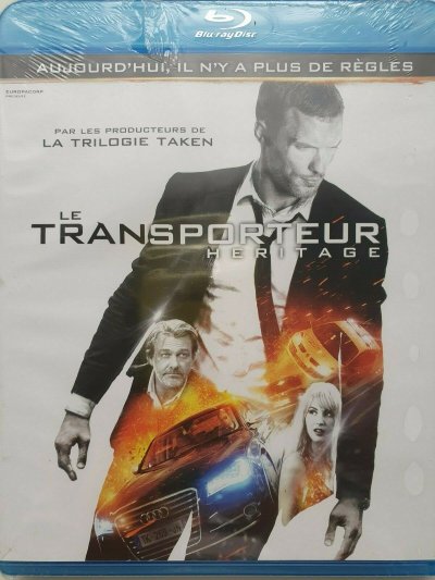 Le Transporteur: Héritage Blu-ray 2015 Ed Skrein Ray Stevenson NEUF SOUS BLISTER