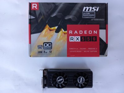 MSI RX 550 4GB 4GT LP OC