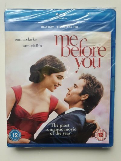 Me Before You Blu-Ray 2016 Emilia Clarke, Sharrock cert 12 English