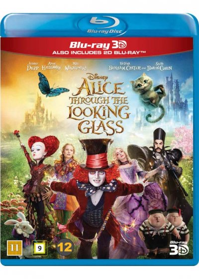 Alice I Spegellandet Blu-ray 3D+Blu-ray 2016