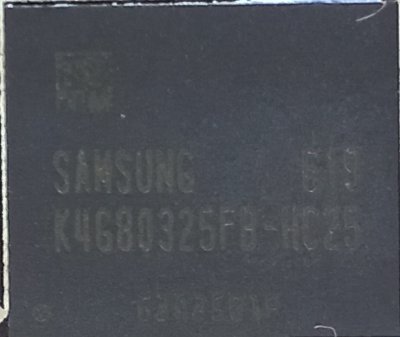 Pamięć Samsung GDDR5 BGA K4G80325FB-HC25