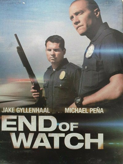 End of Watch (2012) Blu-Ray + DVD 2 discs Jake Gyllenhaal STEELBOOK GOOD
