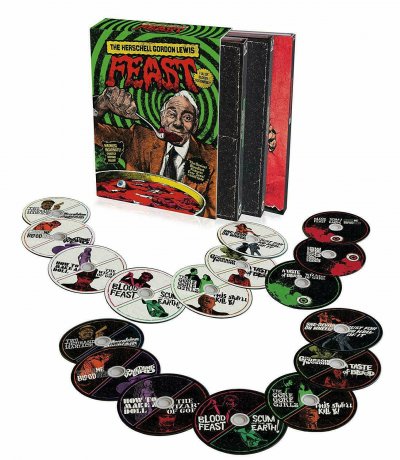 The Herschell Gordon Lewis Feast Limited Edition 10xBLU-RAY 7xDVD NEU SEALED