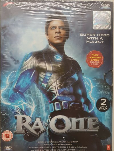 RA ONE Shahrukh Khan Kareena Kapoor 2 Disc Bollywood DVD 2012 BOX SET NEW SEALED