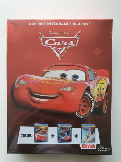 Cars - Intégrale - 3 films (2006) Disney Pixar - Blu-ray NEUF SEALED