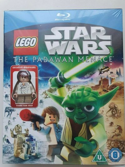 LEGO Star Wars: The Padawan Menace (Blu-Ray) 2011 MINIFIGURE BOX SET NEW SEALED